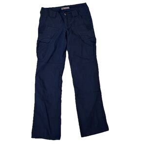 5.11 TACTICAL NAVY WOMENS BOOT CUT PANTS SZ 4 WOMENS